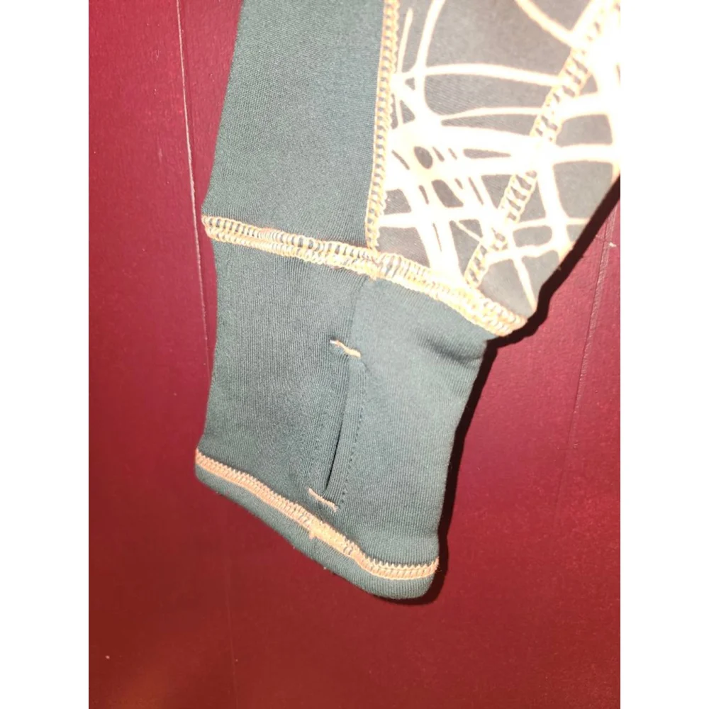 Women's Avalanche Gray & Peach Quarter-Zip Sweatshirt L - Picture 4 of 5